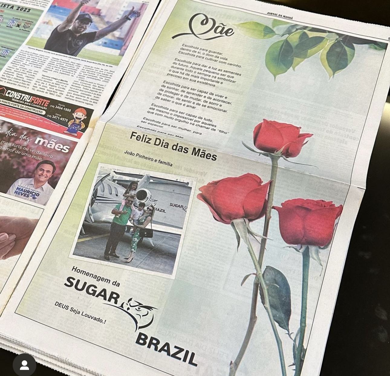 Feliz dia das Mães